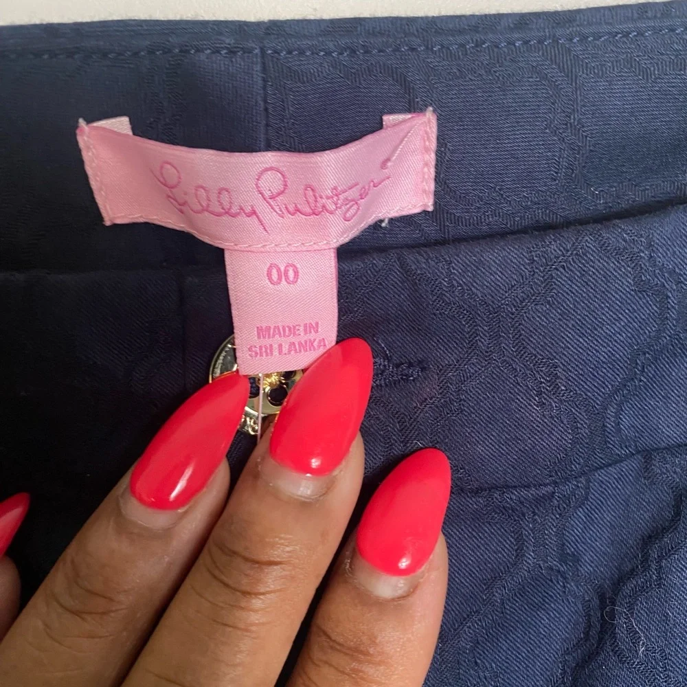 #510 Lilly Pulitzer Kelly Skinny Ankle Pant size 00 NWT - Picture 6 of 12